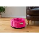 Armarkat Cat Bed, Warm Pet cuddle bed, PInk