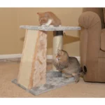 Armarkat 2 Level Platform Scratcher Real Wood Cat Post