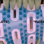 Natural Rubber Bone Toothbrush Toy